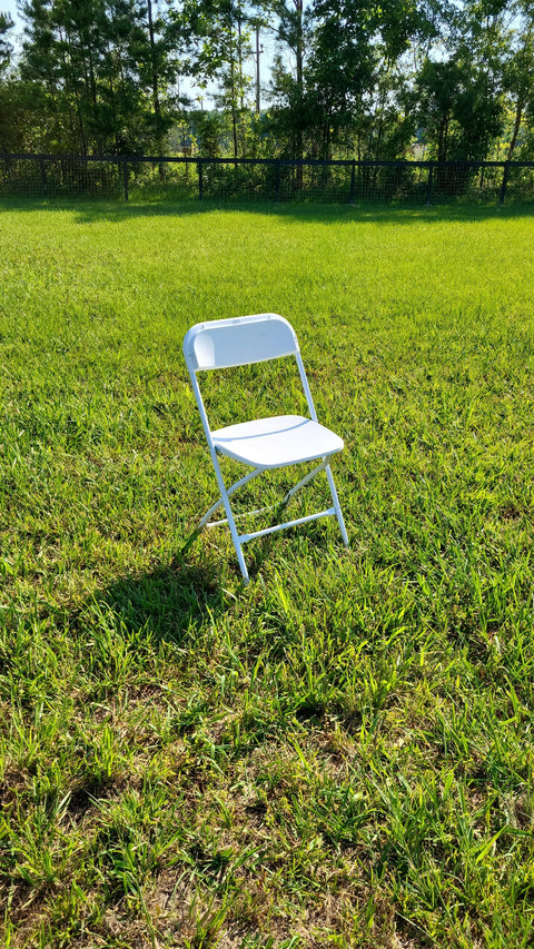 White Folding Chair