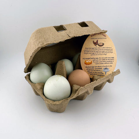 Farm Fresh Eggs 1/2 Dozen