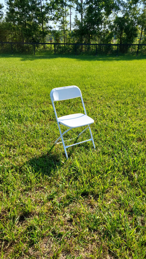 White Folding Chair