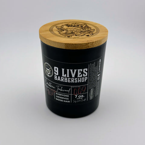 Caribbean Teakwood - 9 LIVES BARBERSHOP COLLAB - 7 oz.