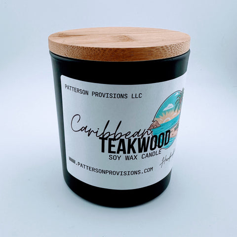 Caribbean Teakwood Candle - 10 oz.