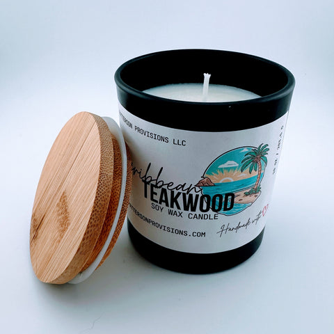 Caribbean Teakwood Candle - 10 oz.