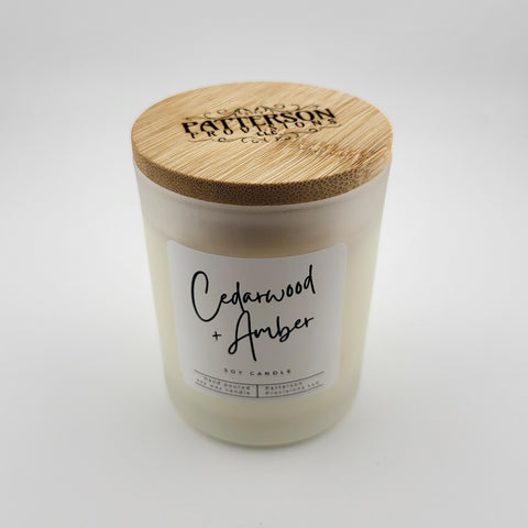 Cedarwood + Amber Candle