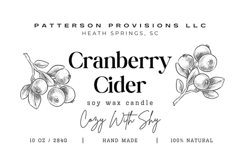 Cranberry Cider - 10 oz